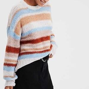 American Eagle- NWOT Striped Oversized Sweater